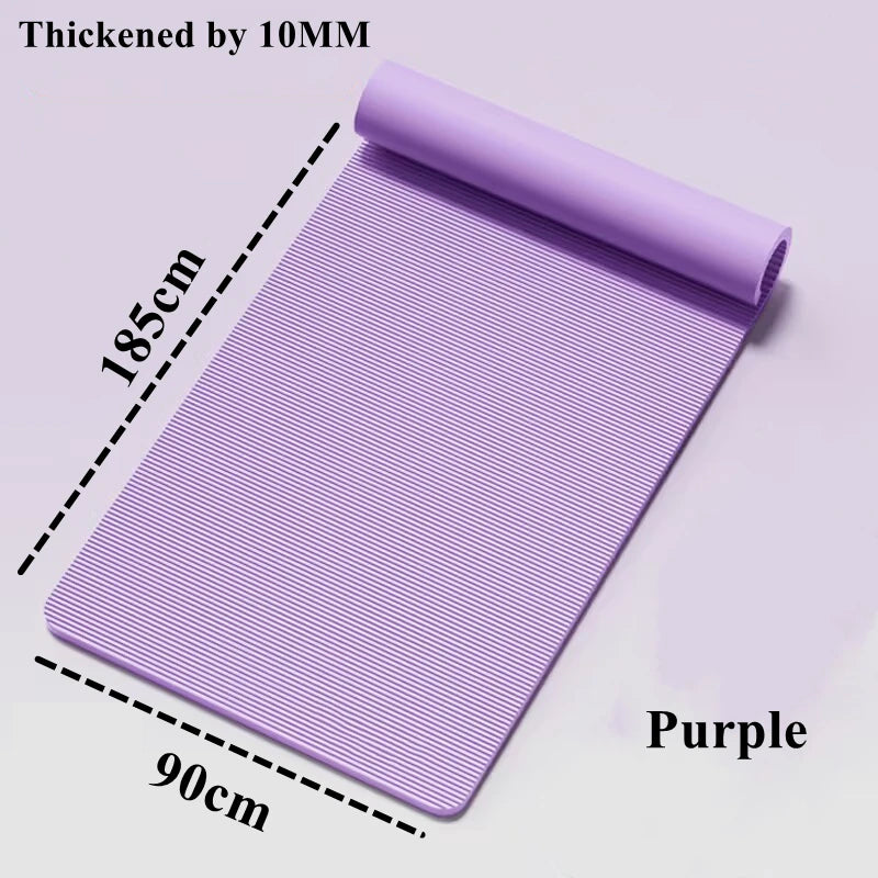 Yoga Mat Non-Slip Waterproof For Home And Travel Workouts