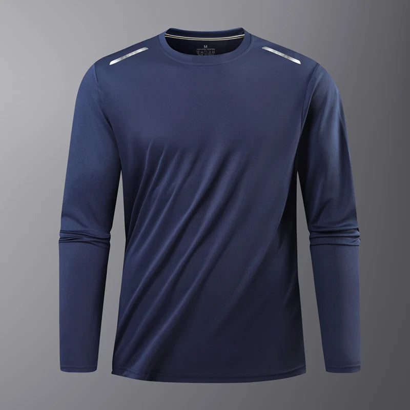 Reflective Quick Dry Long Sleeve Gym Shirt
