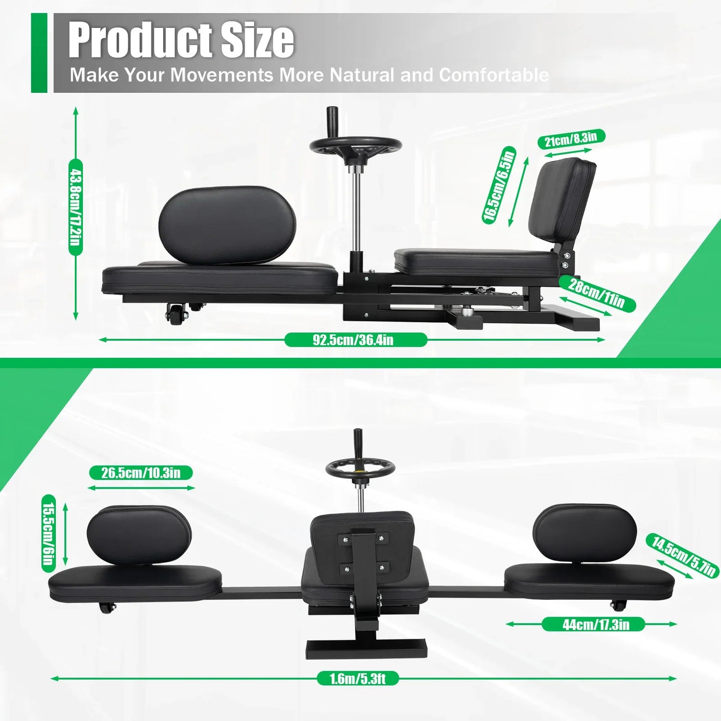 Leg Stretcher 3 Bar Spreader for Leg Flexibility and Mobility