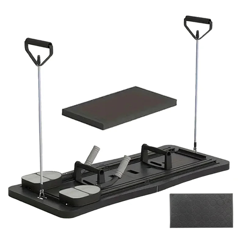 Multifunctional Foldable Pilates Reformer For Core And Full Body Workout