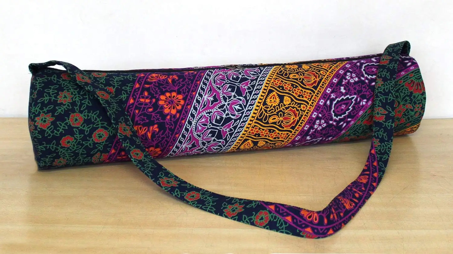 Yoga Mat Bag Carrier With Full Zip And Storage Pockets