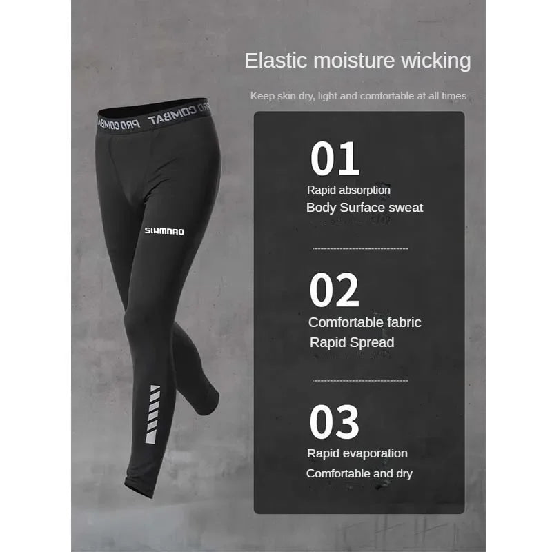 SLHMNAO Men Ice Silk Quick Dry Outdoor Fitness 4-Piece Set