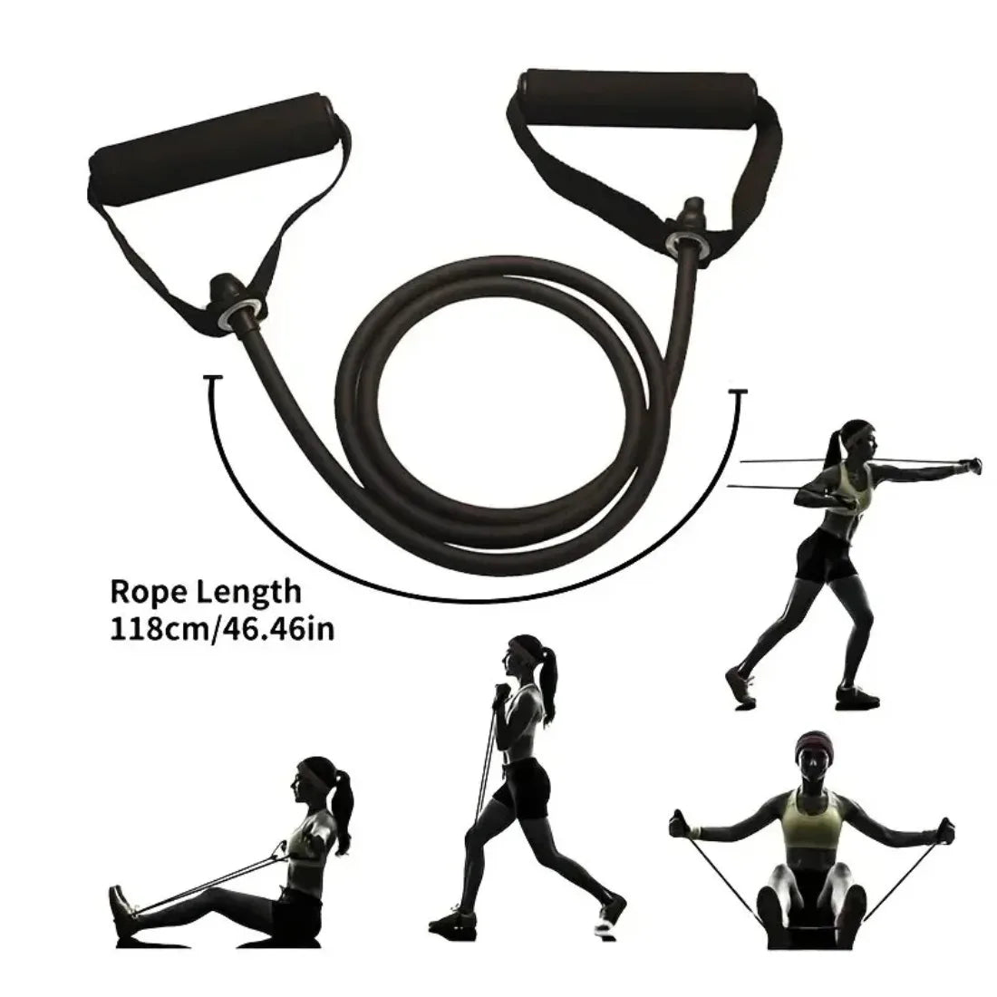DIAMRI Resistance Bands With Handles Home Gym Set For All