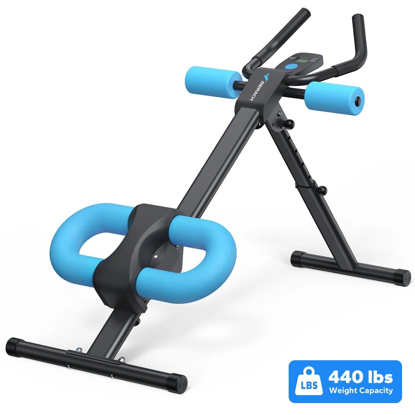 MERACH Abdominal Exercise Machine Adjustable Trainer Foldable Design
