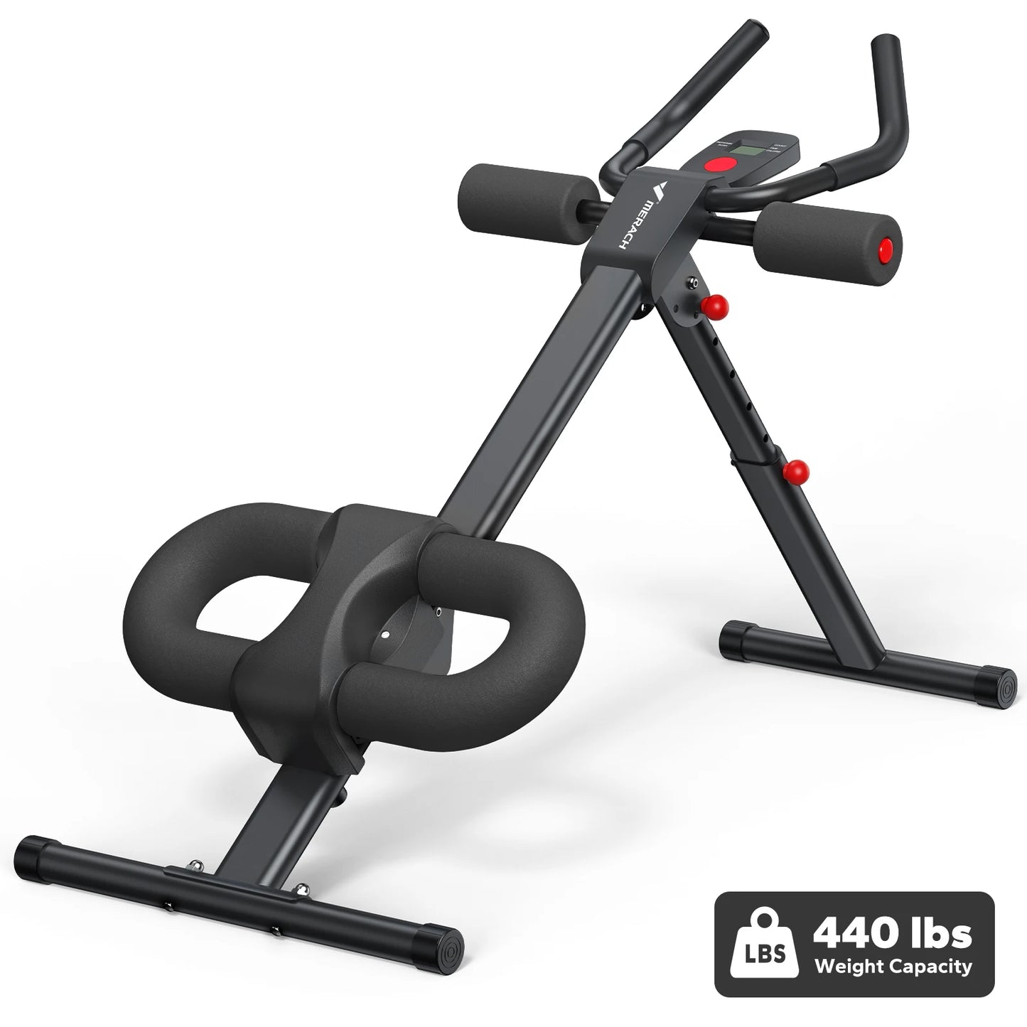 MERACH Abdominal Exercise Machine Adjustable Trainer Foldable Design