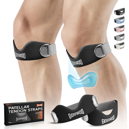 GOUNOD Patellar Tendon Support Strap Non Slip Knee Pain Relief