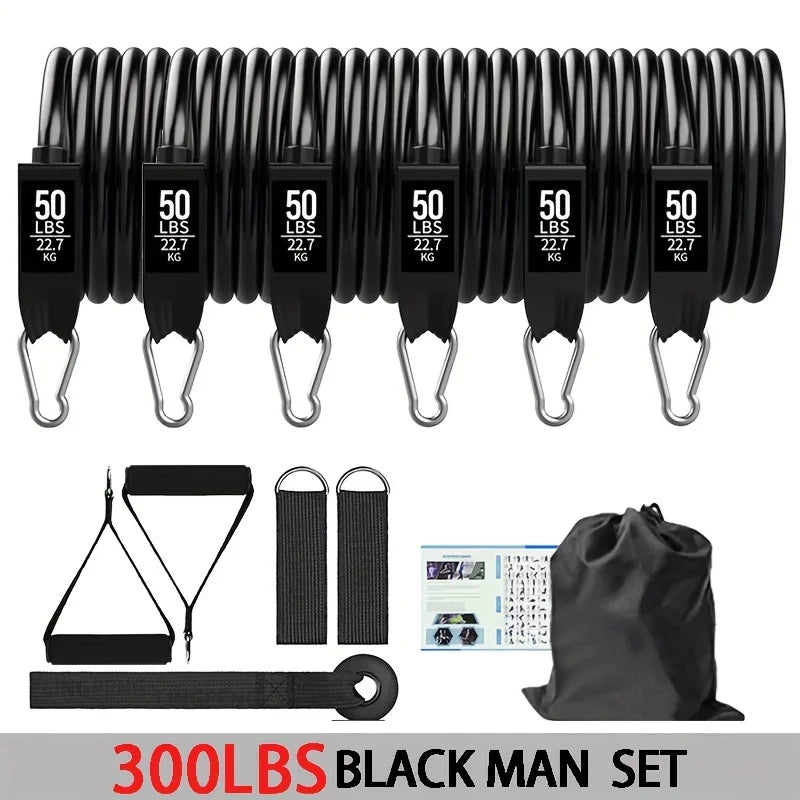Resistance Bands Set With Door Anchor Handles And Straps