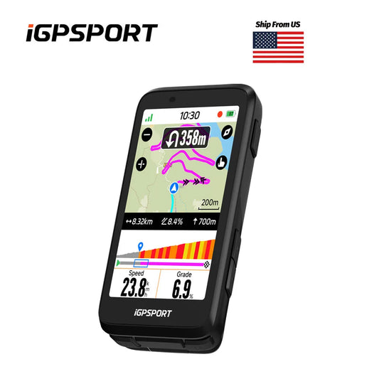 iGPSPORT Bicycle GPS Computer BiNavi Touchscreen Map Navigation IPX7 Waterproof