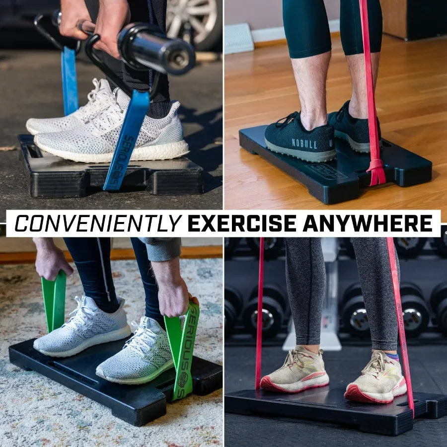 Resistance Band Footplate With Neoprene Bandguard Base