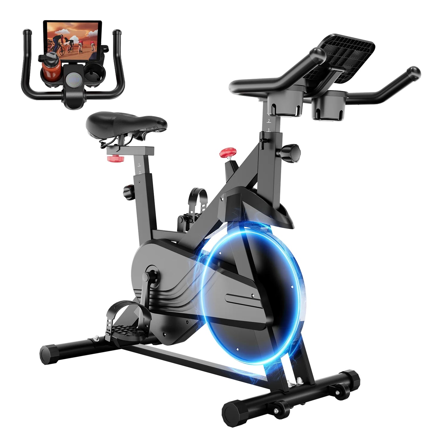 Superun 32 Level Magnetic Resistance Exercise Bike For Home Workouts