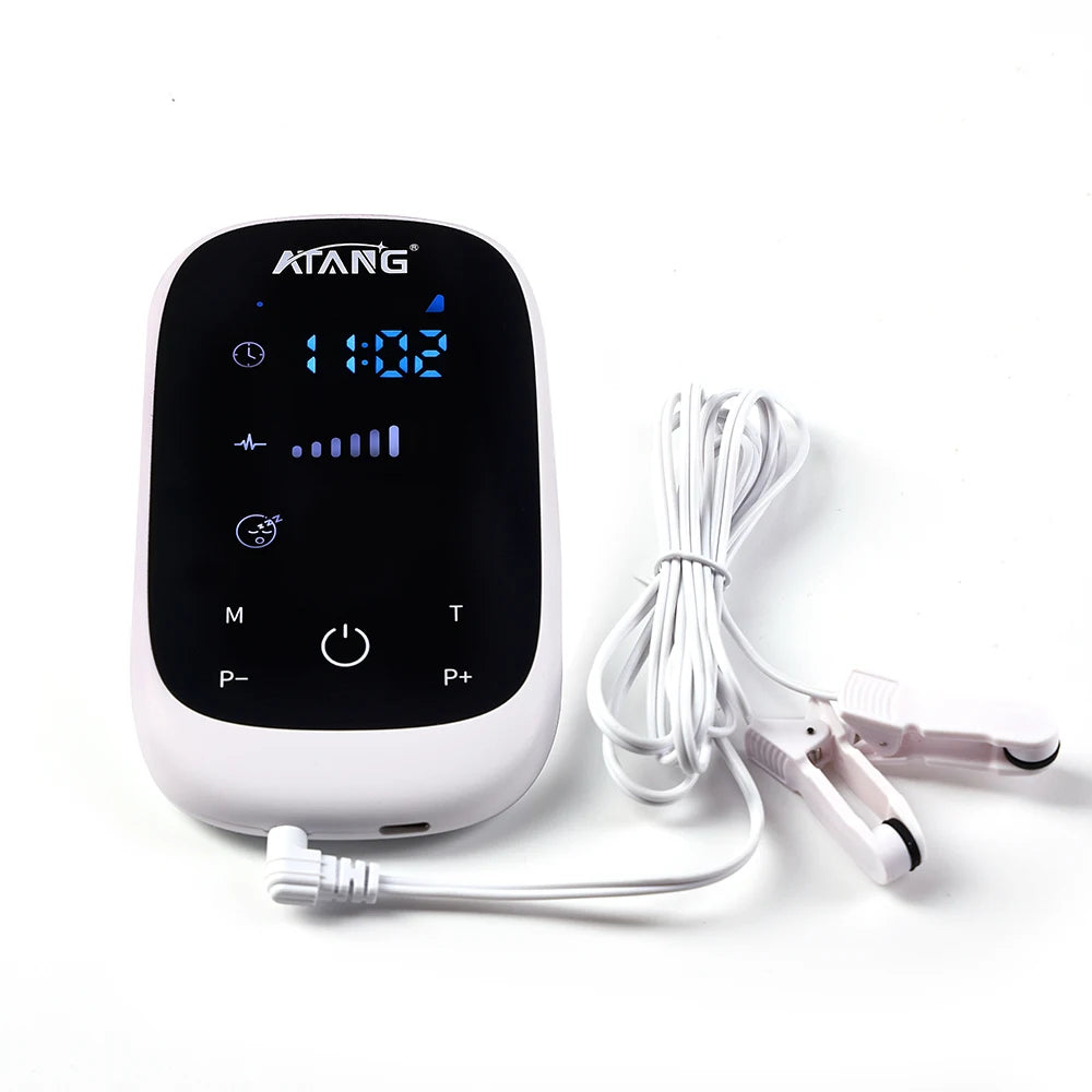 ATANGCES Insomnia Brain Stimulation Device With Ear Clip Electrode