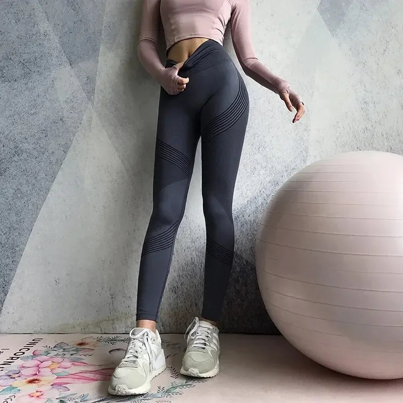 Women's Stretch Yoga Pants High Waist Quick Dry Leggings Workout
