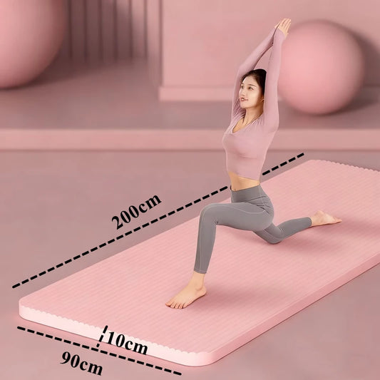 Yoga Mat Non Slip Waterproof Durable Yoga Pilates Fitness