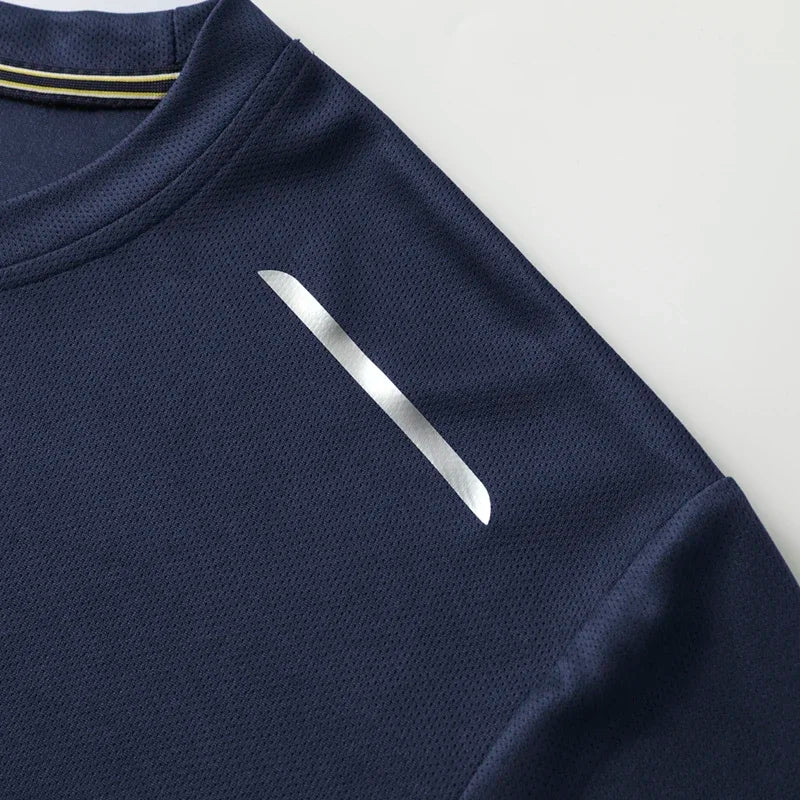Reflective Quick Dry Long Sleeve Gym Shirt