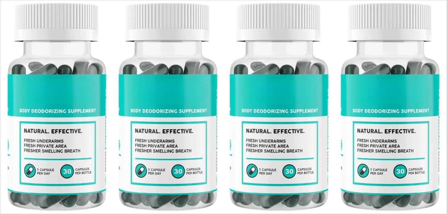 Internal Deodorant Supplement – Full Body Deodorizer for Gut Health Skin Health Digestion Support