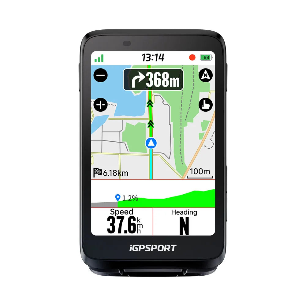 iGPSPORT Bicycle GPS Computer BiNavi Touchscreen Map Navigation IPX7 Waterproof