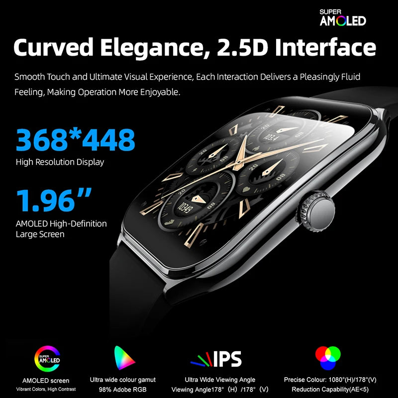 OPPO Ultra Thin Smartwatch With 70 Sports Modes Health Monitor