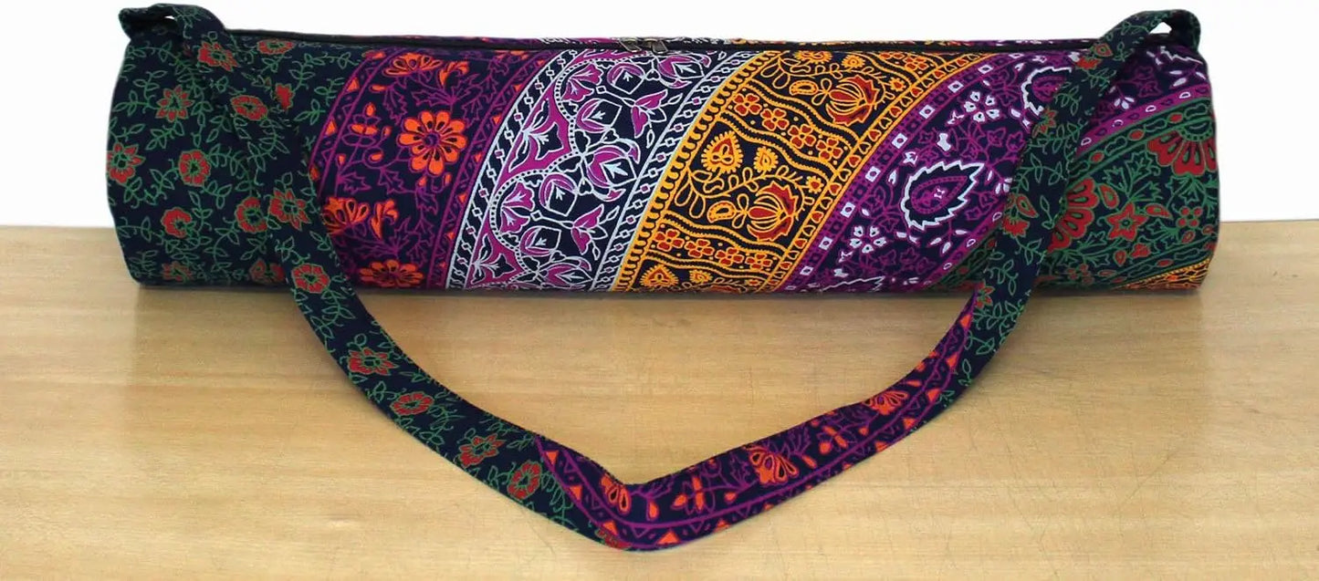 Yoga Mat Bag Carrier With Full Zip And Storage Pockets