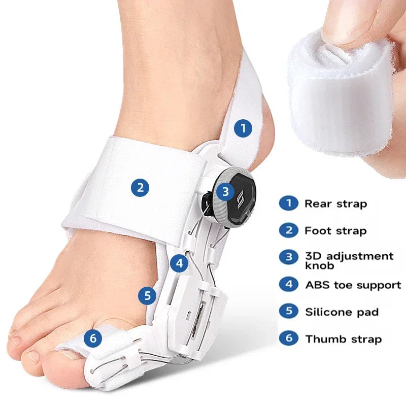 Bunion Corrector Unisex Hallux Valgus Toe Separator Straightener