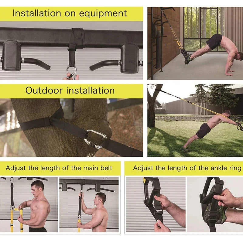 Hanging Training Strap Adjustable Fitness Band For Chest Exercises