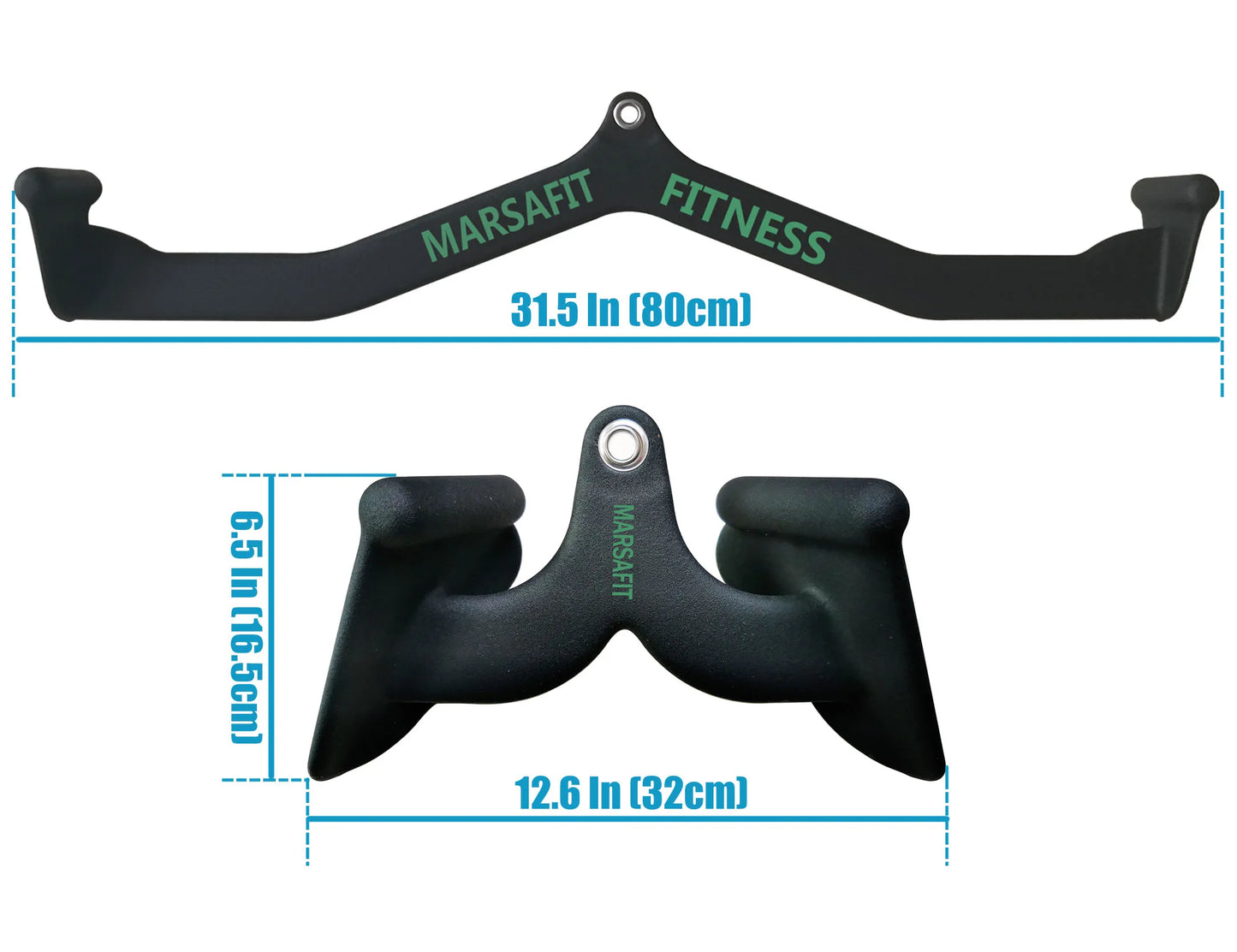 MARSAFIT Home Gym Rowing T-Bar V-Bar Cable Attachments For Strength Training