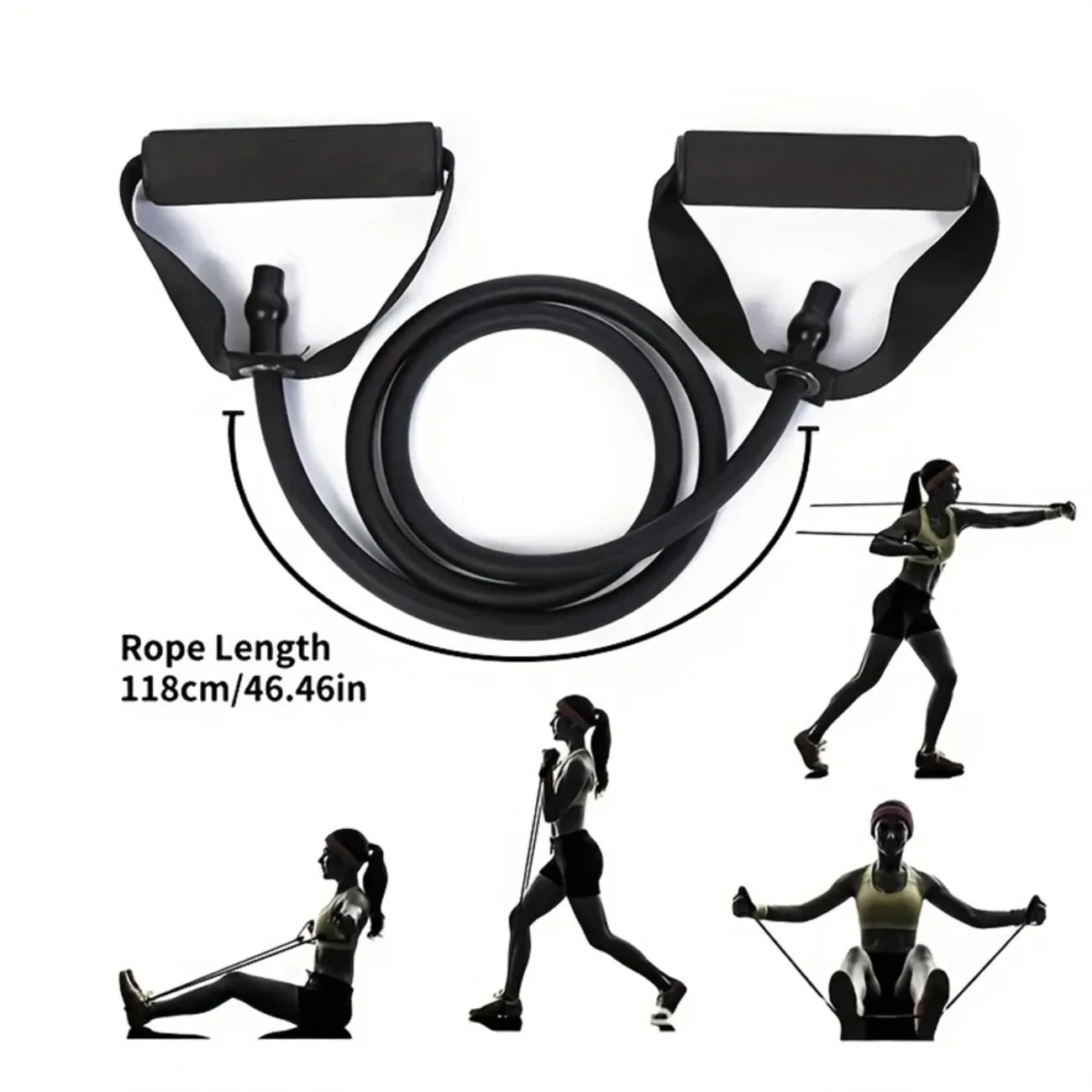 DIAMRI Resistance Band Set With Handles For Full Body Workout