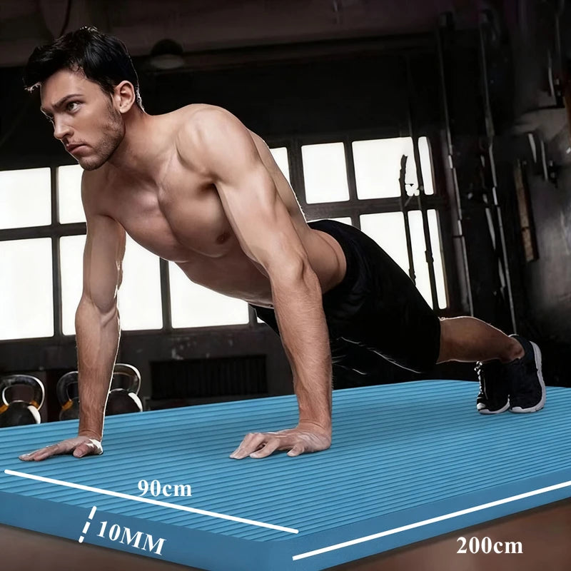 Yoga Mat Non Slip Waterproof Durable Yoga Pilates Fitness