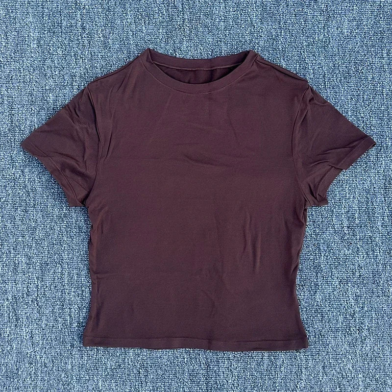Breathable Quick Dry Women Sports T Shirt Yoga Pilates Running