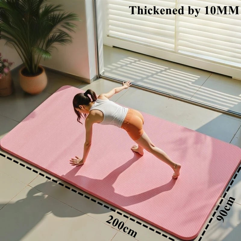 Yoga Mat Non-Slip Waterproof For Home And Travel Workouts