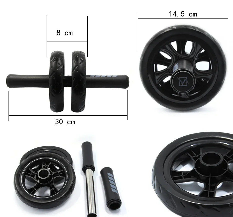 Abs Roller Double-Wheel Ab Wheel Exercise Equipment