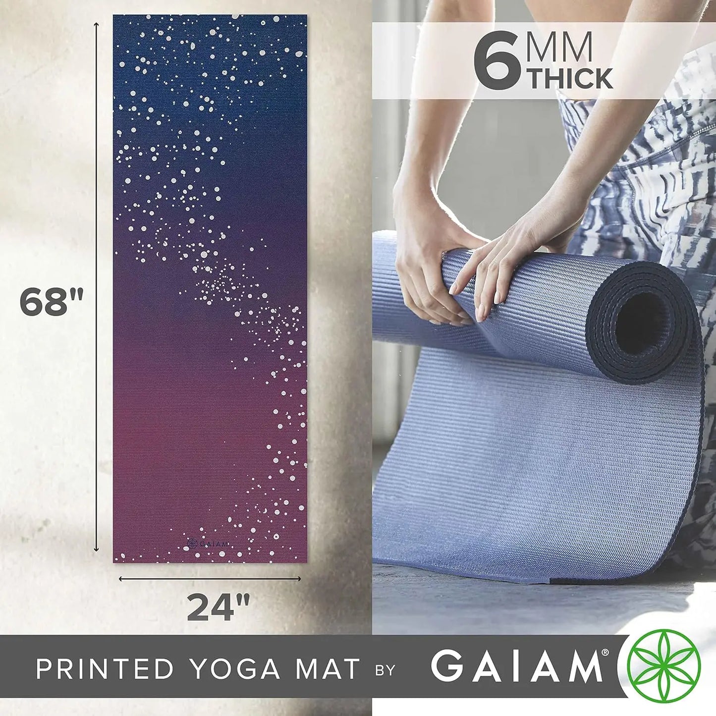 Premium Non-Slip Yoga Mat For All Workouts Pilates