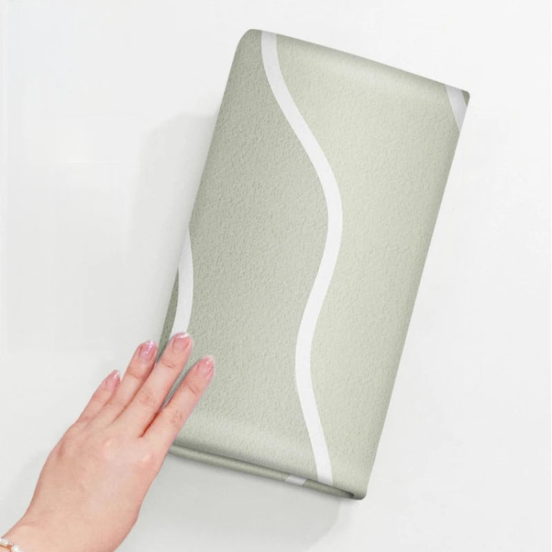 Weisuer Suede Natural Rubber Anti-slip Yoga Mat Foldable Portable