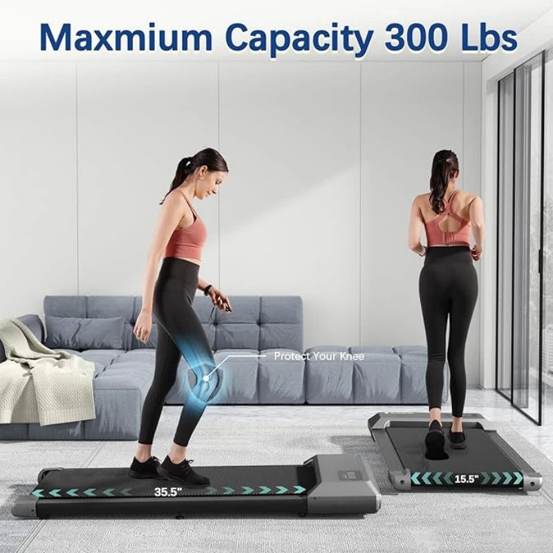 Superun 2In1 Home Treadmill Walking Running Machine