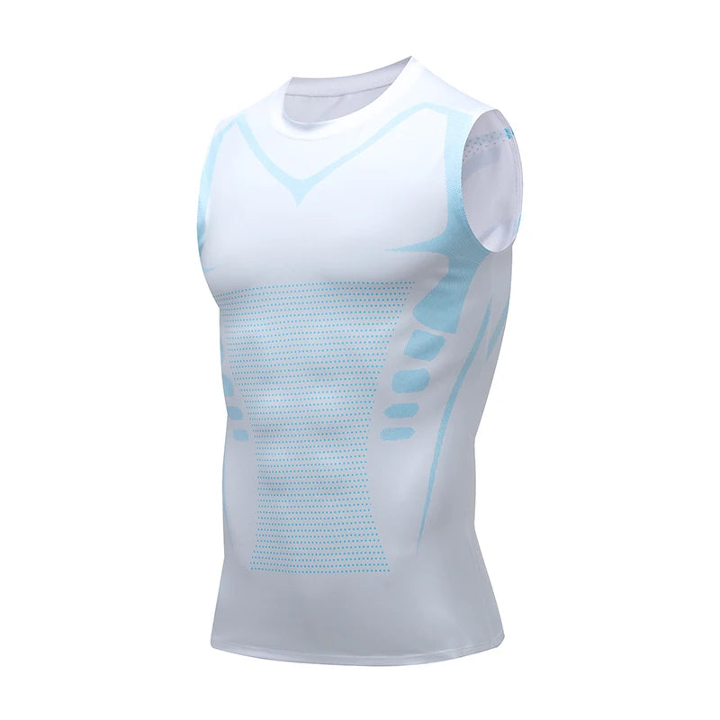 Compression Tank Top For Men Gym Sleeveless Quick Dry Sportswear