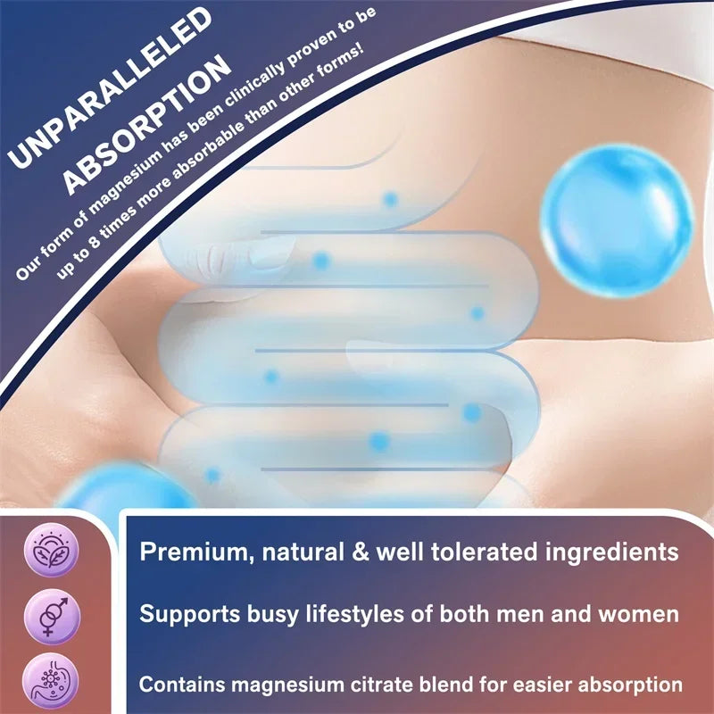 PslalaeCharge Magnesium Complex for Bone and Heart Health 120 Capsules