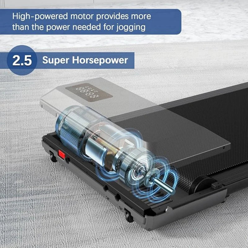 Superun 2In1 Home Treadmill Walking Running Machine
