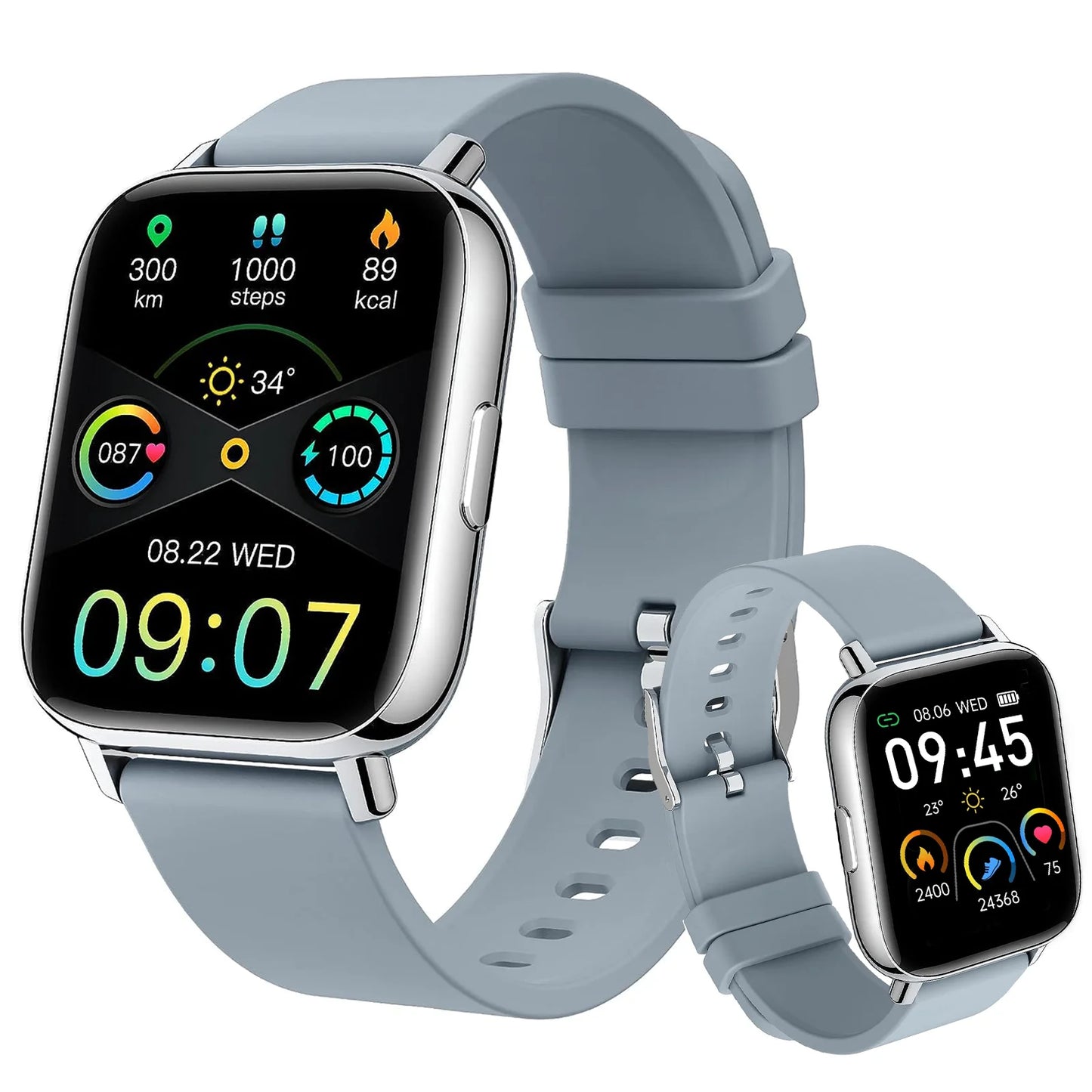 Nerunsa Smart Watch Fitness Tracker Heart Rate Pedometer Sleep Monitor