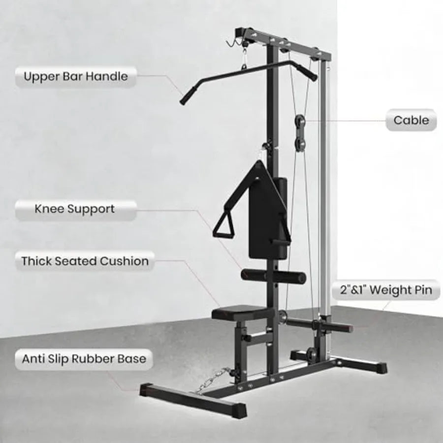 XMSJ Multi-Functional Cable Machine With High And Low Pulleys