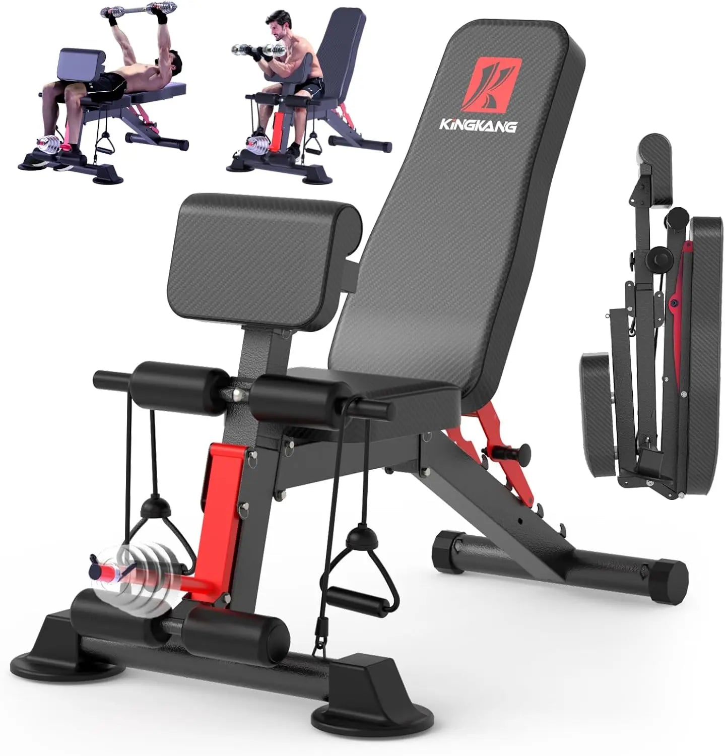 14-In-1 Foldable Dumbbell Bench for Full Body Workout