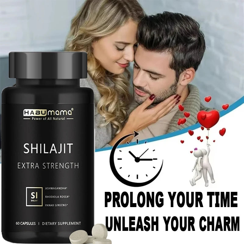 HABUMAMA Shilajit Male Enhancement Strength Endurance and Reproductive Health