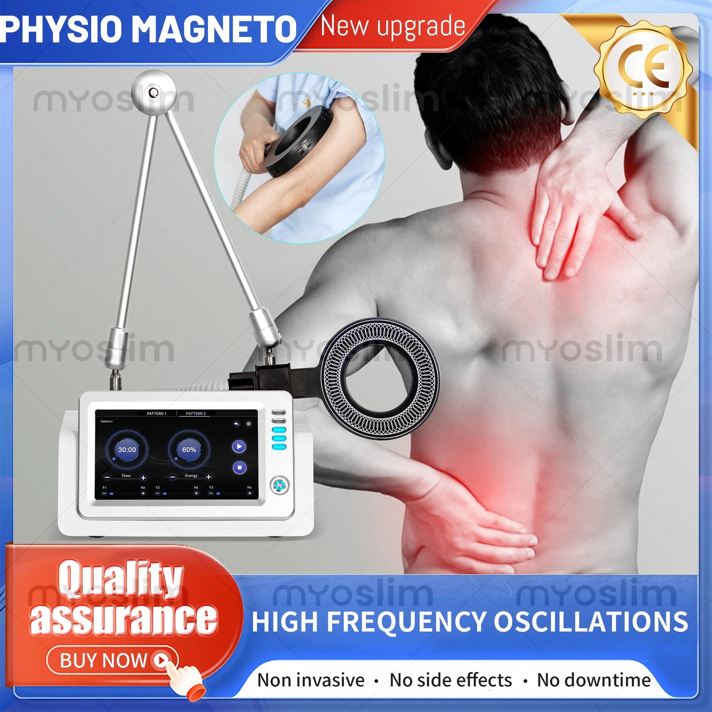emszero Portable PEMF Physio Magnet Therapy Device for Pain Relief