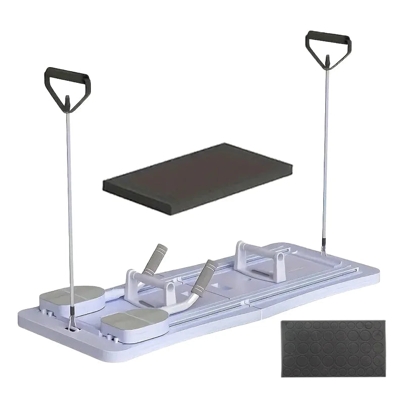 Multifunctional Foldable Pilates Reformer For Core And Full Body Workout