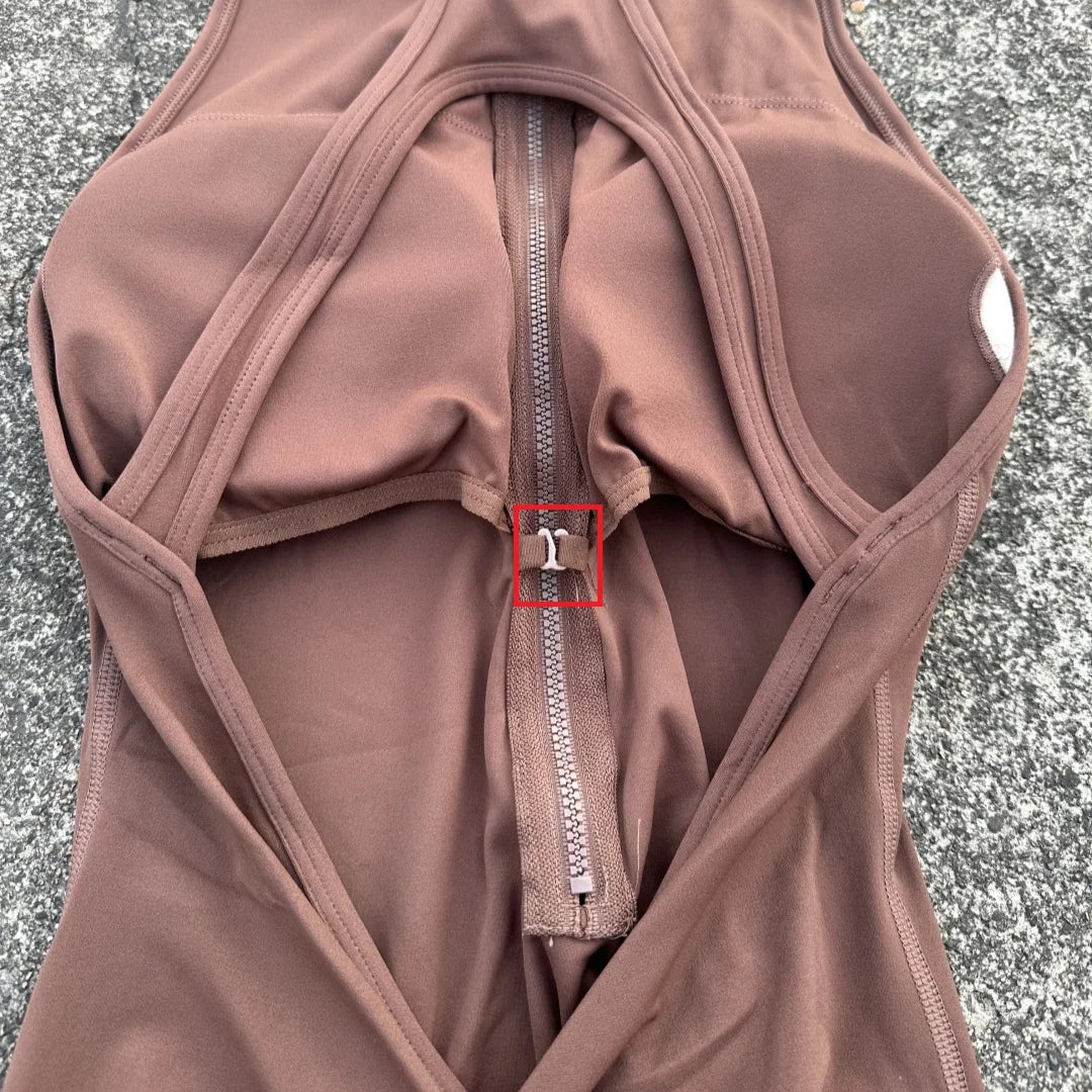 Womens Solid Scrunch Back Waist Yoga Jumpsuit Shorts Set