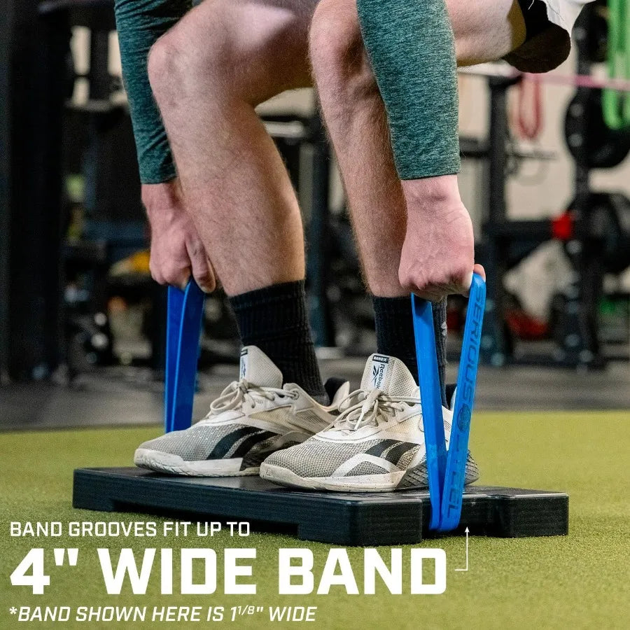 Resistance Band Footplate With Neoprene Bandguard Base