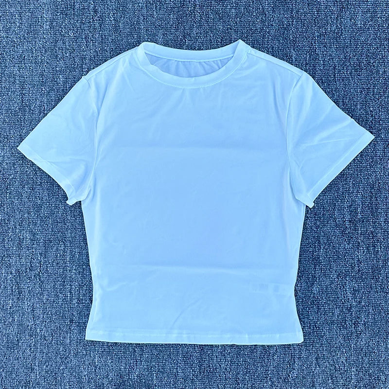 Breathable Quick Dry Women Sports T Shirt Yoga Pilates Running