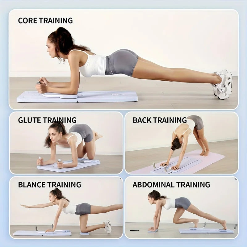 Multifunctional Foldable Pilates Reformer For Core And Full Body Workout