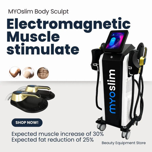 EMS Body Sculpt 6500w Body Slimming Fat Burning Muscle Sculpting Electromagnetic Muscle Stimulate Therapy Build Muscle Machine