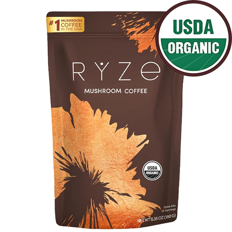 Organic Mushroom Coffee With Shiitake And Cordyceps For Immunity