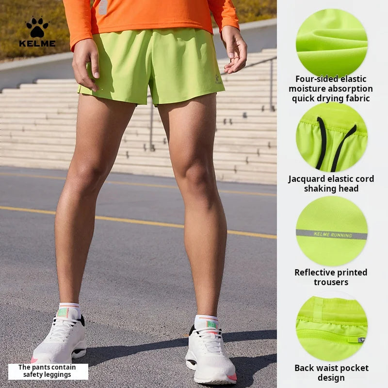 Kelme Men's Running Shorts Moisture Wicking Quick Dry Outdoor