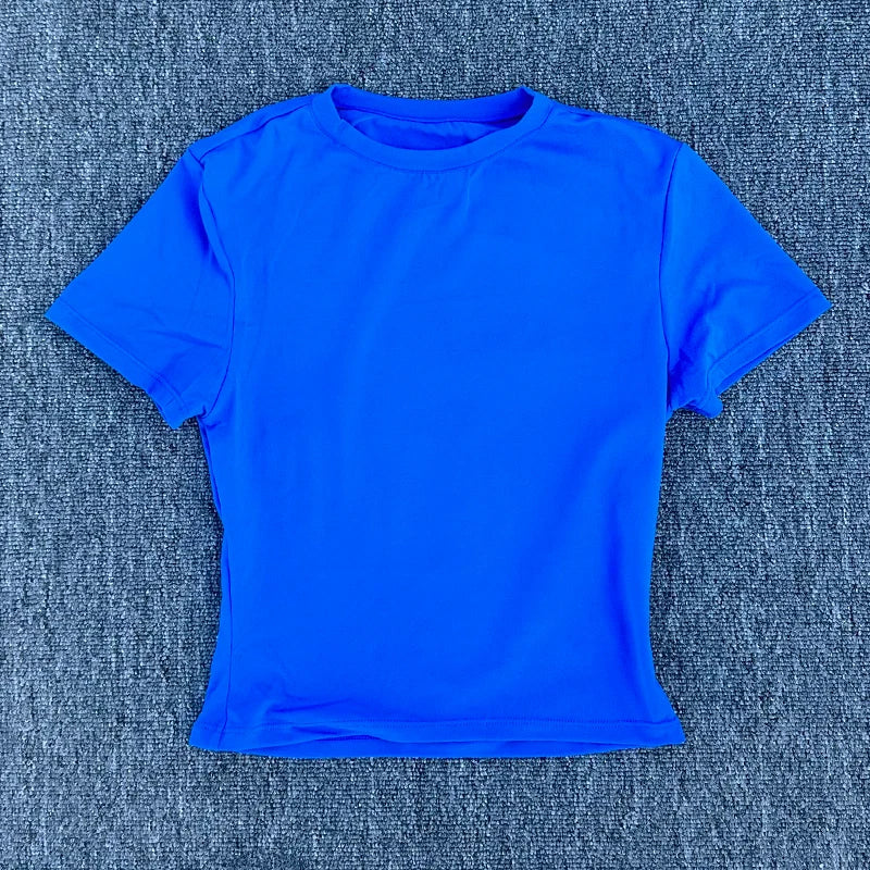 Breathable Quick Dry Women Sports T Shirt Yoga Pilates Running
